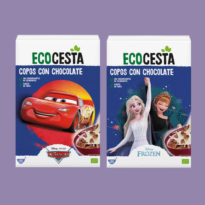 Copos Con Chocolate Bio, 330 g (Disney)